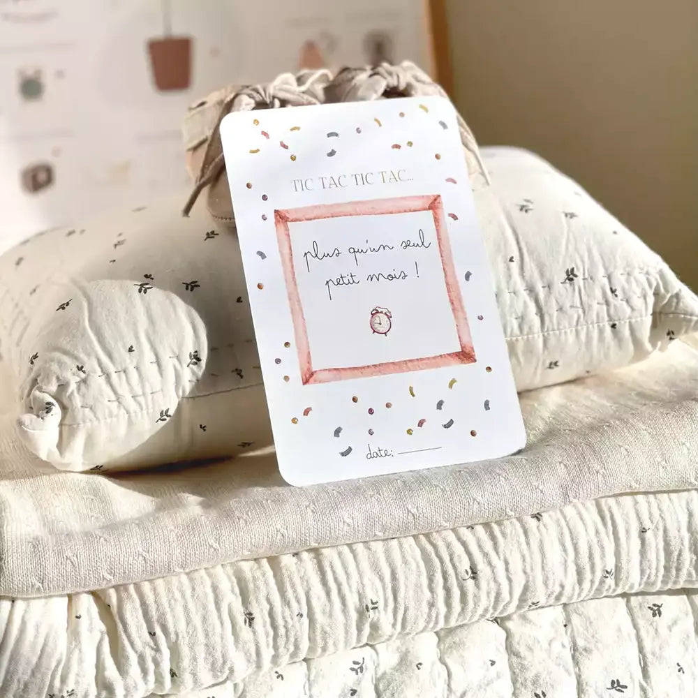 Cartes étapes - Plus qu'un seul petit mois ! - My Baby Days