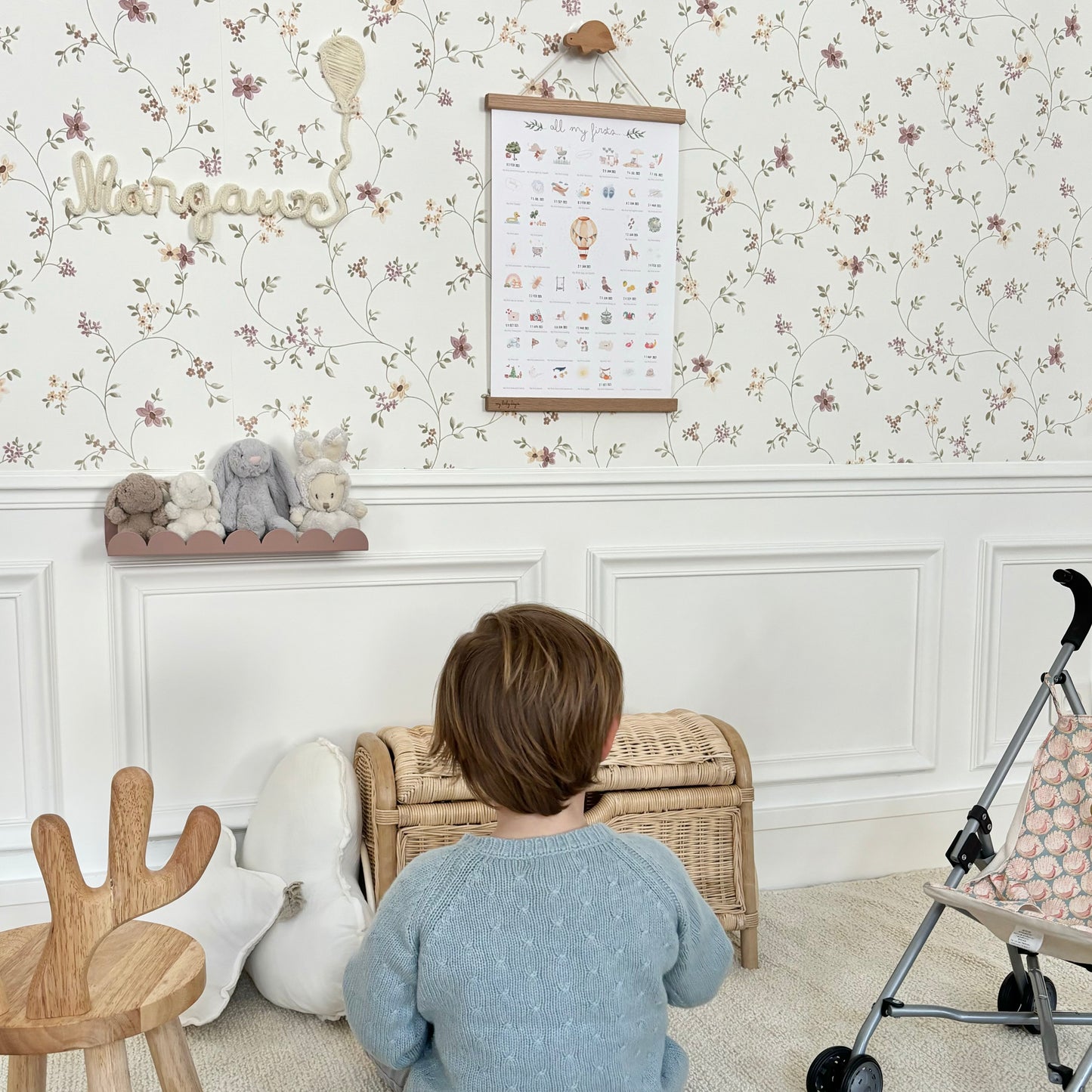 All My Firsts 'Balloon' Print for Baby's Firsts - in English