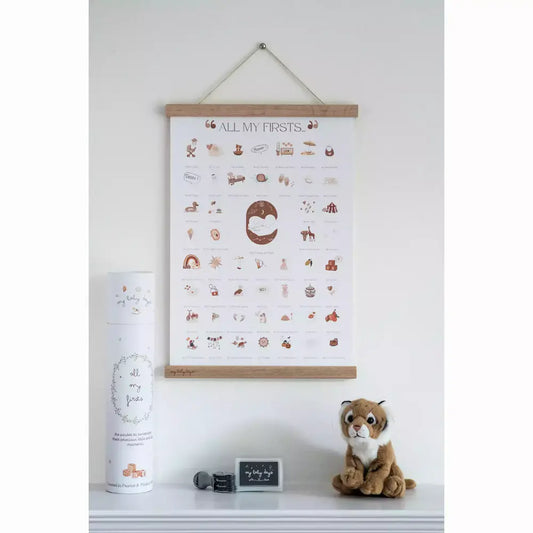 All My Firsts 'Karma' Print for Baby's Firsts - in English