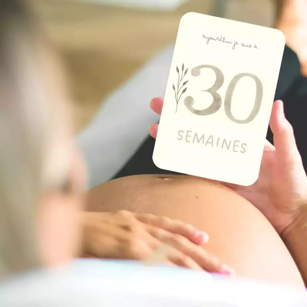 Cartes étapes - 30 semaines de grossesse - My Baby Days