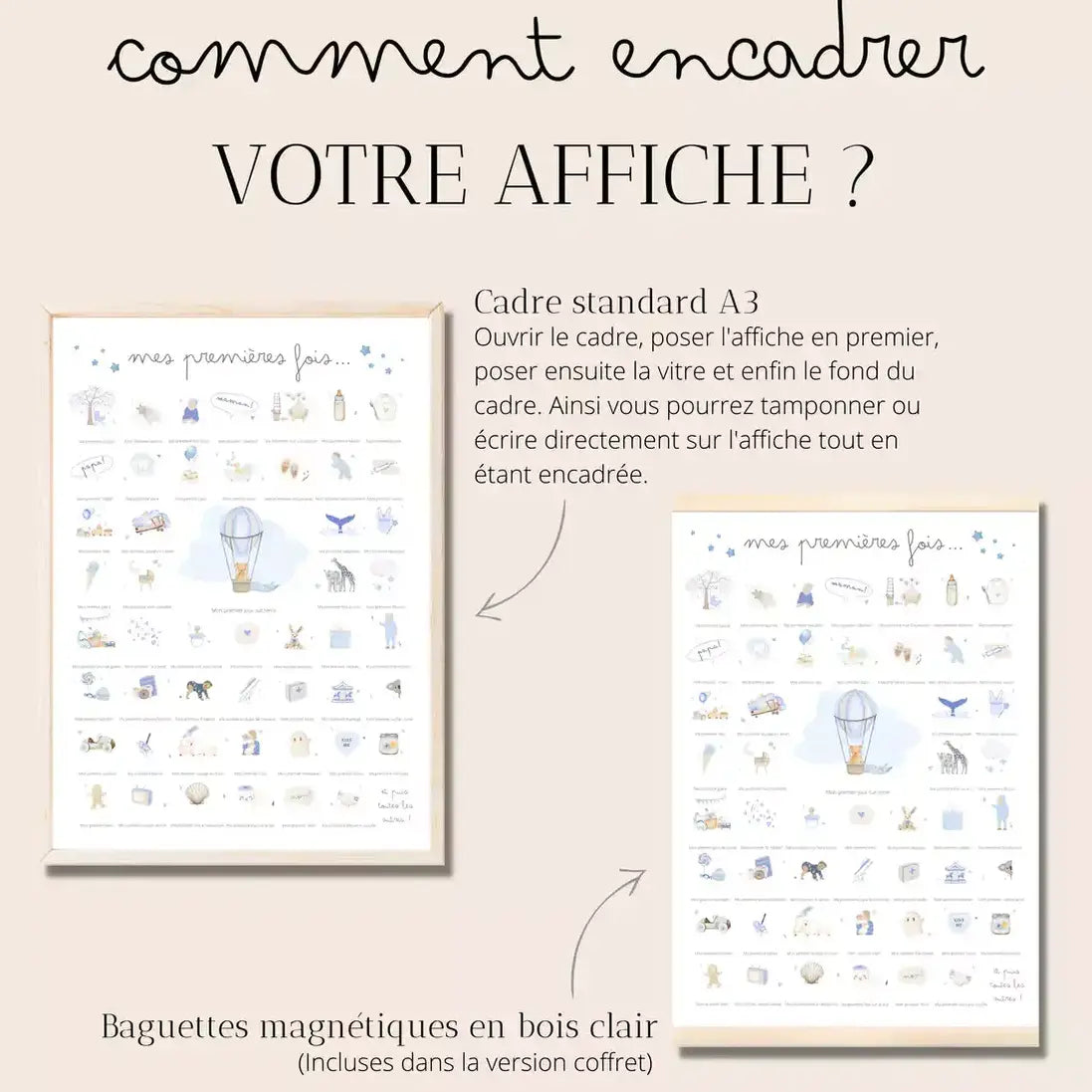 Notice pour encadrer votre affiche