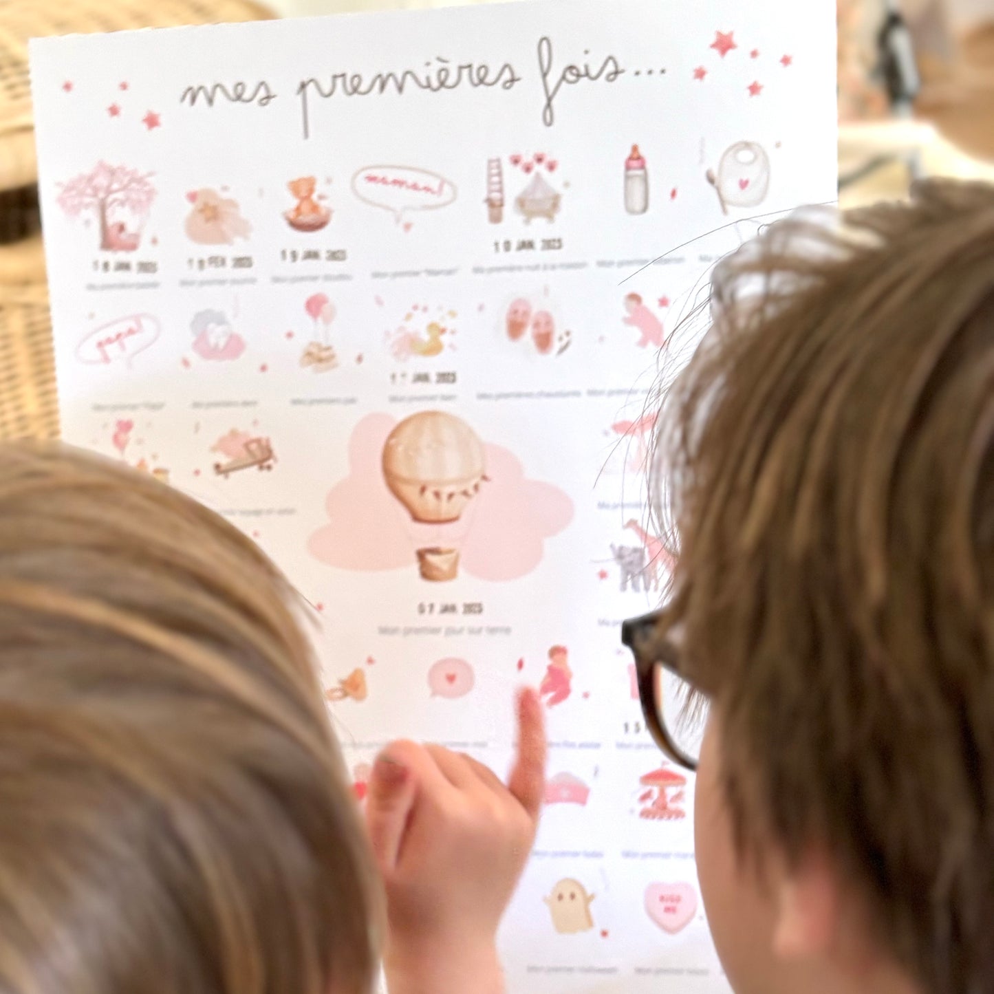 Affiche Mes Premières Fois 'Bébé Rose'