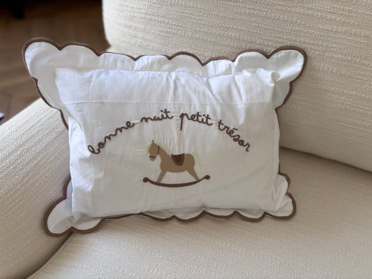 Coussin "Bonne Nuit Petit Trésor"